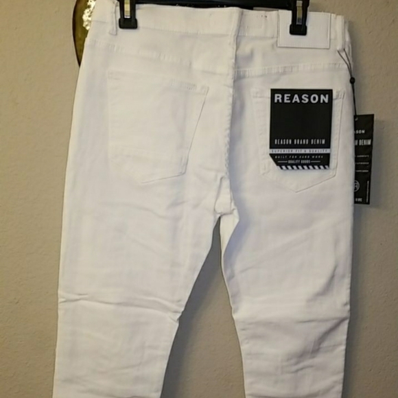 🆕️Pure White Denim distress Jean's 30W - Picture 10 of 12